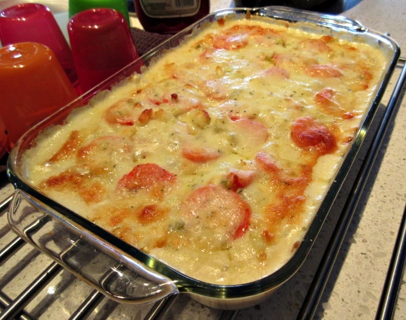 kraft creamy layered potato bake