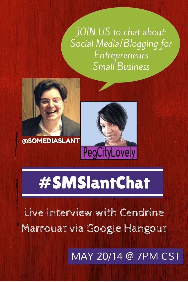 #SMSlantChat Google Hangout