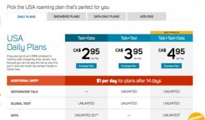 Roam Mobility Plans